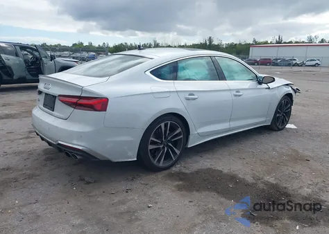 2024 Audi S5 Sportback Premium Plus Tfsi Quattro Tiptronic из США, поврежденный, VIN WAUC4CF58RA105296